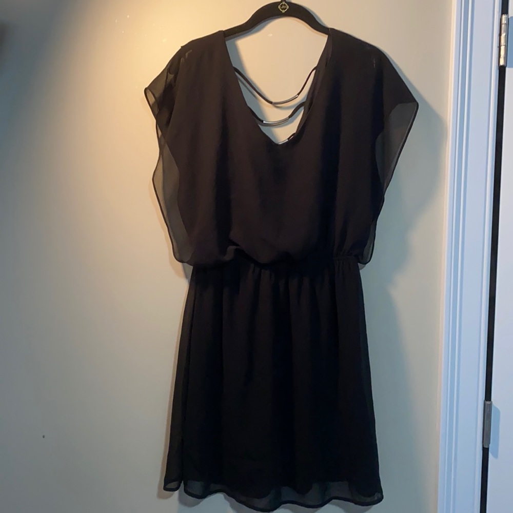 Dina Be Black Flowing Dress